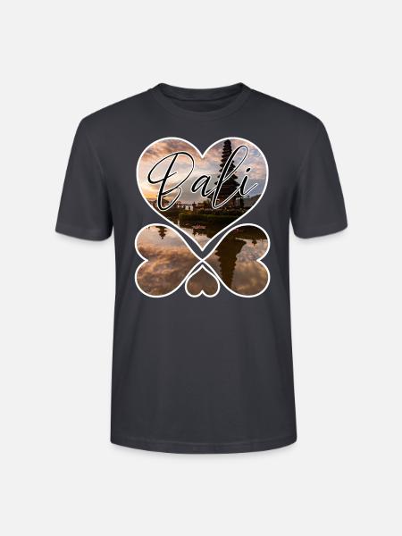 Bali - Indonesien - Stanley/Stella Unisex Bio-T-Shirt CRAFTER - Dunkles Graublau
