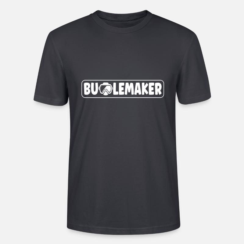 Bubblemaker Plongée sous-marine Tauchen - T-shirt bio CRAFTER Stanley Stella Unisexe - bleu gris foncé