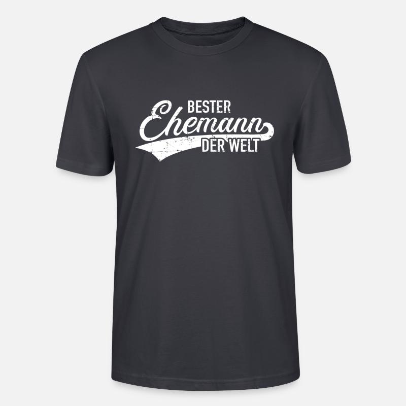 Ehemann - Stanley/Stella Unisex Bio-T-Shirt CRAFTER - Dunkles Graublau