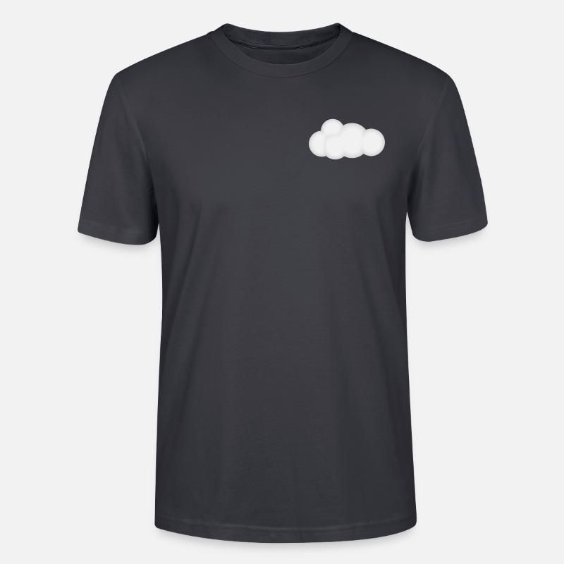 Impression graphique Cloud True - T-shirt bio CRAFTER Stanley Stella Unisexe - bleu gris foncé