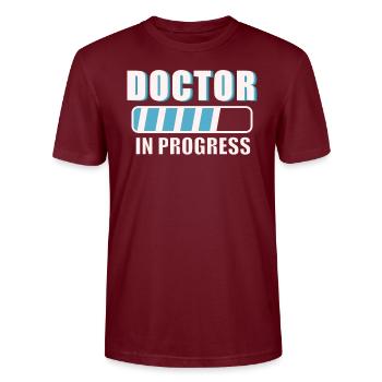 Docteur Docteur Travail Médecins - T-shirt bio CRAFTER Stanley Stella Unisexe - bordeaux - Devant - Alina (178cm) & Michal (187cm)