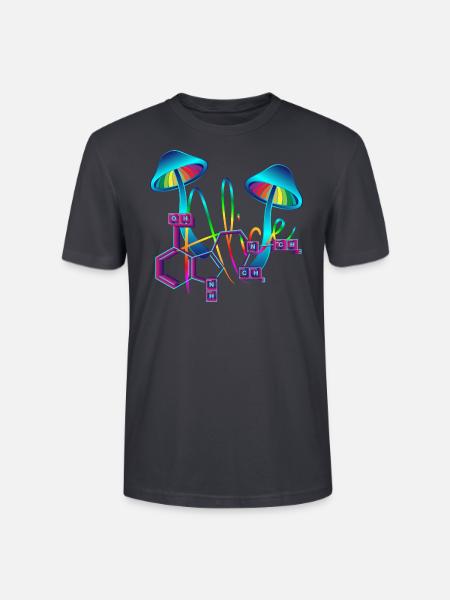 Trash Asset - Alice [rainbow] - Stanley/Stella Unisex Bio-T-Shirt CRAFTER - Dunkles Graublau