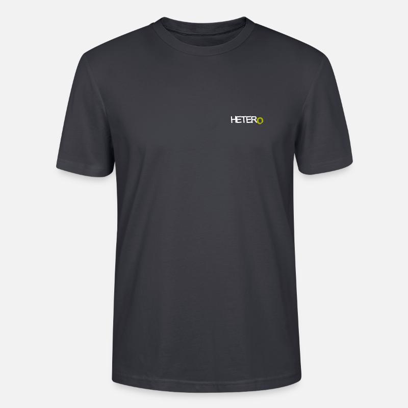 HETER O - hell - Stanley/Stella Unisex Bio-T-Shirt CRAFTER - Dunkles Graublau