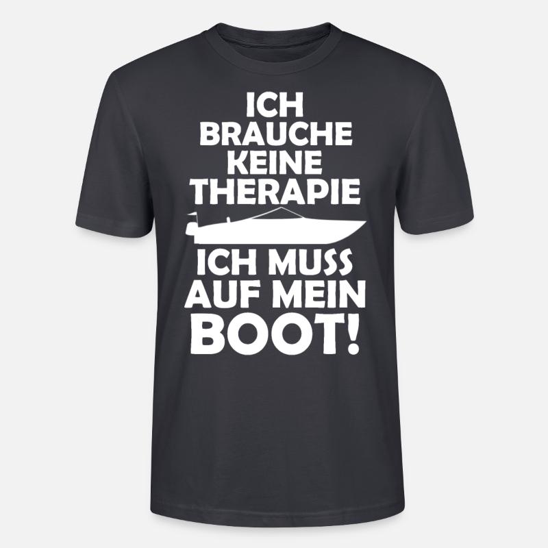 Boot - Stanley/Stella Unisex Bio-T-Shirt CRAFTER - Dunkles Graublau