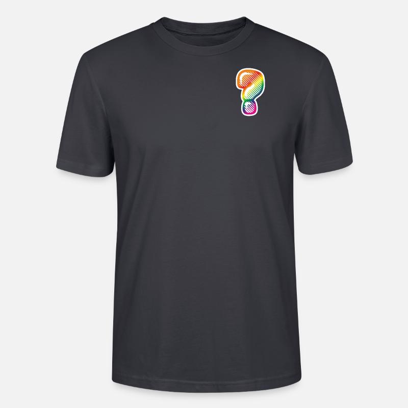 fragezeichen pride - Stanley/Stella Unisex Bio-T-Shirt CRAFTER - Dunkles Graublau