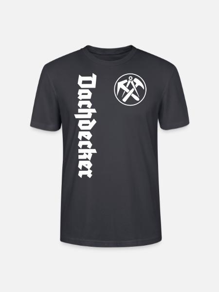 Dachdecker Zunftwappen - Stanley/Stella Unisex Bio-T-Shirt CRAFTER - Dunkles Graublau