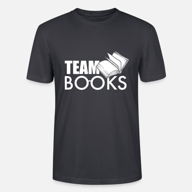 Team Bücher - Stanley/Stella Unisex Bio-T-Shirt CRAFTER - Dunkles Graublau