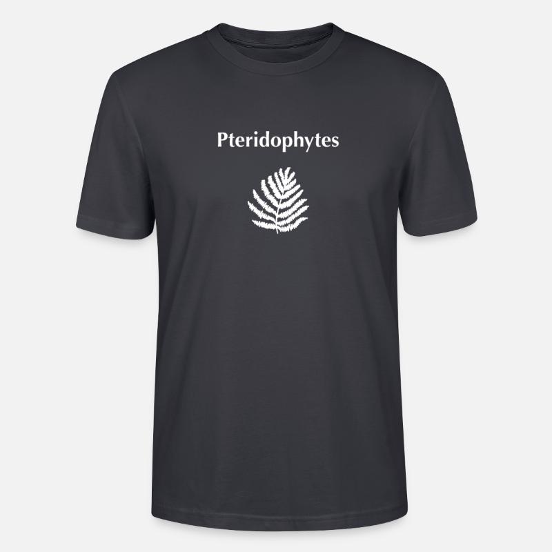 Pteridophyten - Stanley/Stella Unisex Bio-T-Shirt CRAFTER - Dunkles Graublau