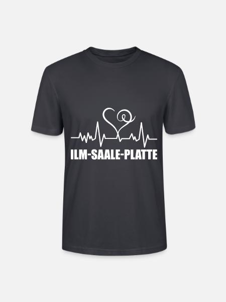 Heartbeat Ilm-Saale-Platte - Stanley/Stella Unisex Bio-T-Shirt CRAFTER - Dunkles Graublau