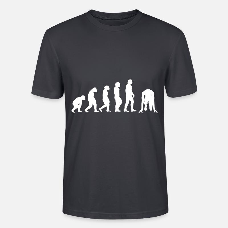 Evolution Leichtathlet - Stanley/Stella Unisex Bio-T-Shirt CRAFTER - Dunkles Graublau