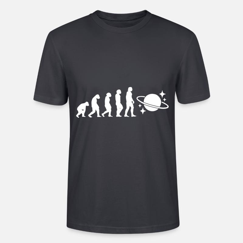 Evolution Astrolehrer - Stanley/Stella Unisex Bio-T-Shirt CRAFTER - Dunkles Graublau