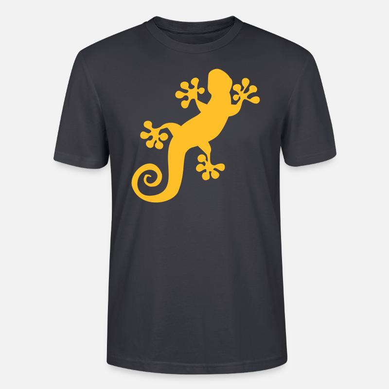 2020 08 06 Gecko - Stanley/Stella Unisex Bio-T-Shirt CRAFTER - Dunkles Graublau