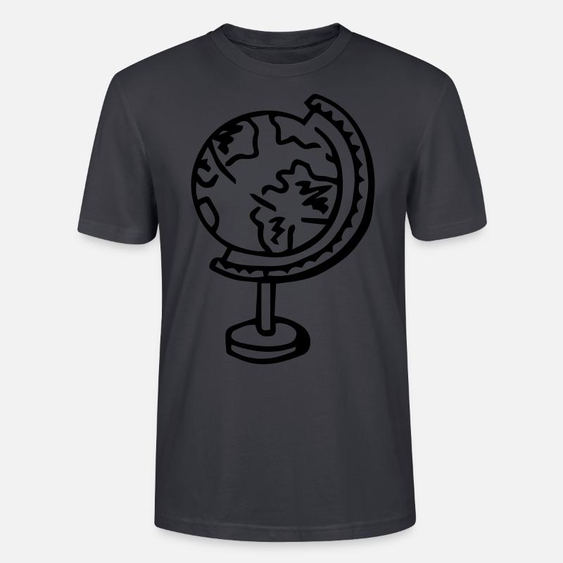 Idée cadeau Globe Globe - T-shirt bio CRAFTER Stanley Stella Unisexe - bleu gris foncé