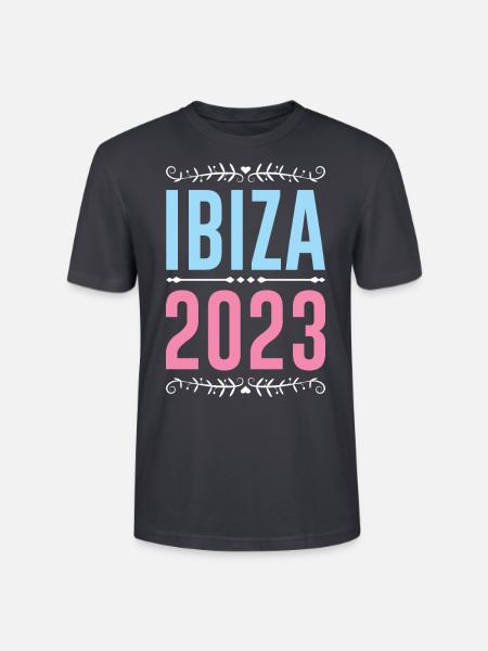 Ibiza 2023 - Stanley/Stella Unisex Bio-T-Shirt CRAFTER - Dunkles Graublau