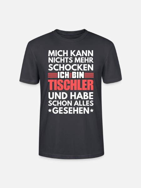 Charpentier non choquable - T-shirt bio CRAFTER Stanley Stella Unisexe - bleu gris foncé