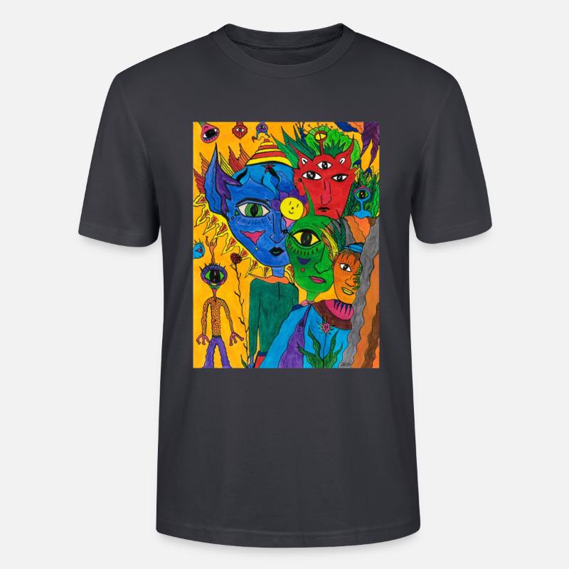 Karneval - Stanley/Stella Unisex Bio-T-Shirt CRAFTER - Dunkles Graublau