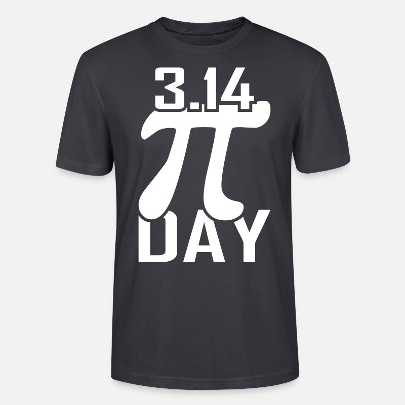 Pi Math Pi Day - T-shirt bio CRAFTER Stanley Stella Unisexe - bleu gris foncé