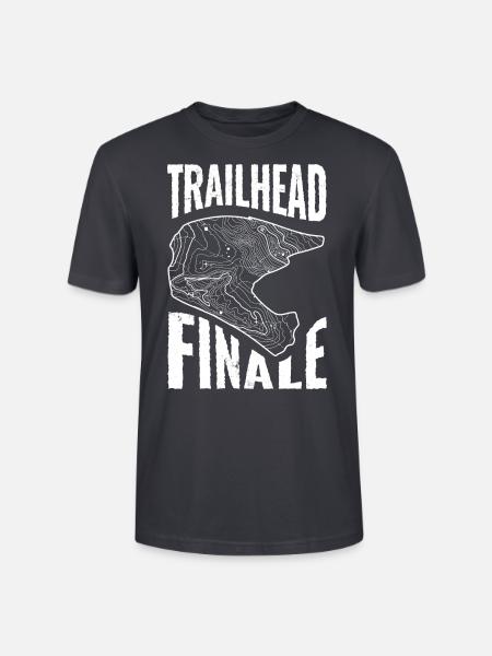 Mountainbike T-Shirt Trailhead Finale Ligure - Stanley/Stella Unisex Bio-T-Shirt CRAFTER - Dunkles Graublau