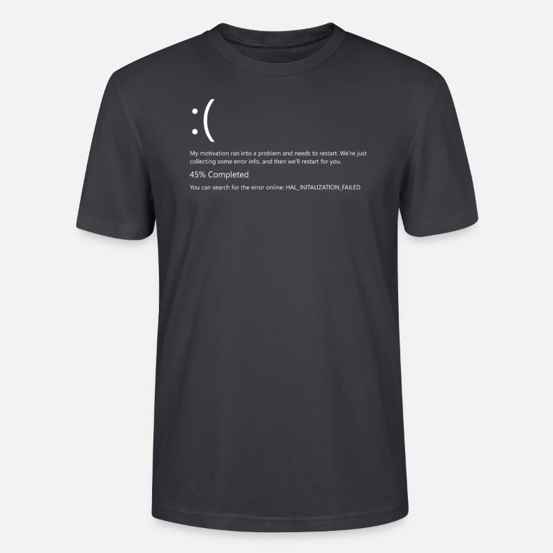 Programmeur - T-shirt bio CRAFTER Stanley Stella Unisexe - bleu gris foncé