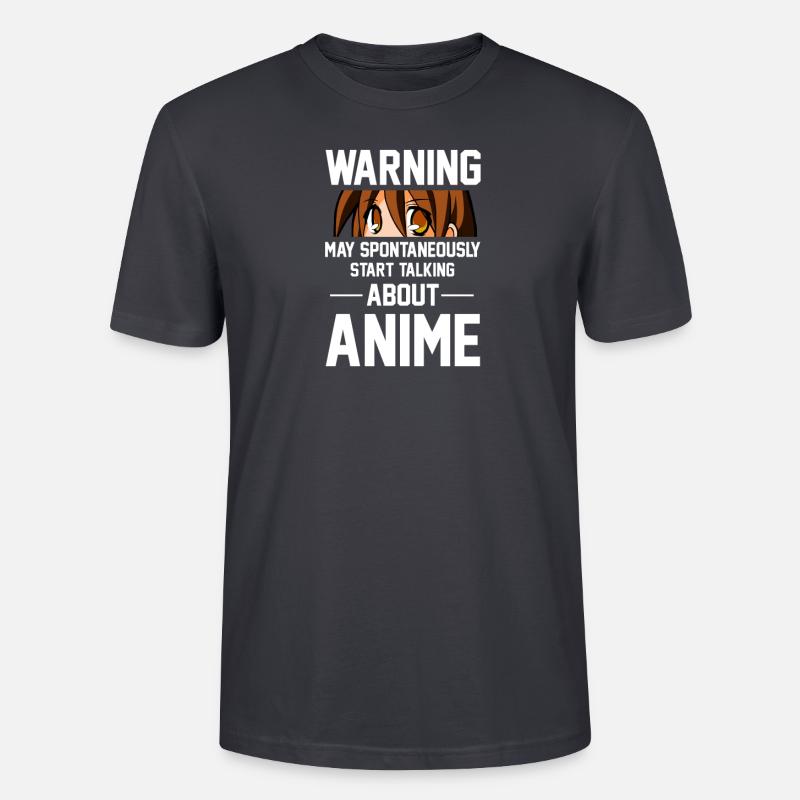 Anime - Stanley/Stella Unisex Bio-T-Shirt CRAFTER - Dunkles Graublau