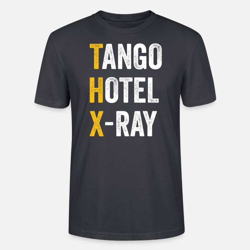 Computer chat tango. - Stanley/Stella CRAFTER Unisex Organic T-Shirt - India Ink Grey