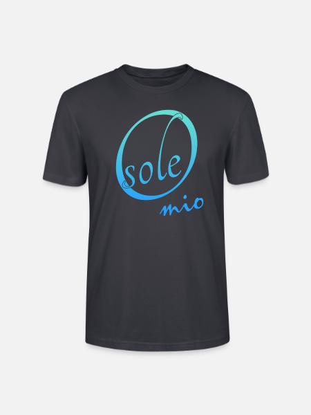 O sole mio - Stanley/Stella Unisex Bio-T-Shirt CRAFTER - Dunkles Graublau