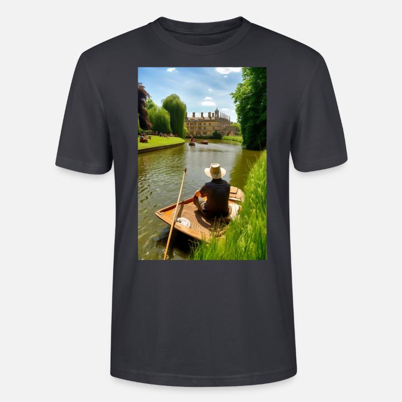 Martin Bond Style 2 Geschenk - Stanley/Stella Unisex Bio-T-Shirt CRAFTER - Dunkles Graublau