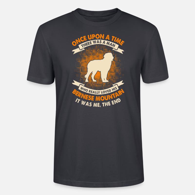 Es War Einmal - Berner Berg - Stanley/Stella Unisex Bio-T-Shirt CRAFTER - Dunkles Graublau