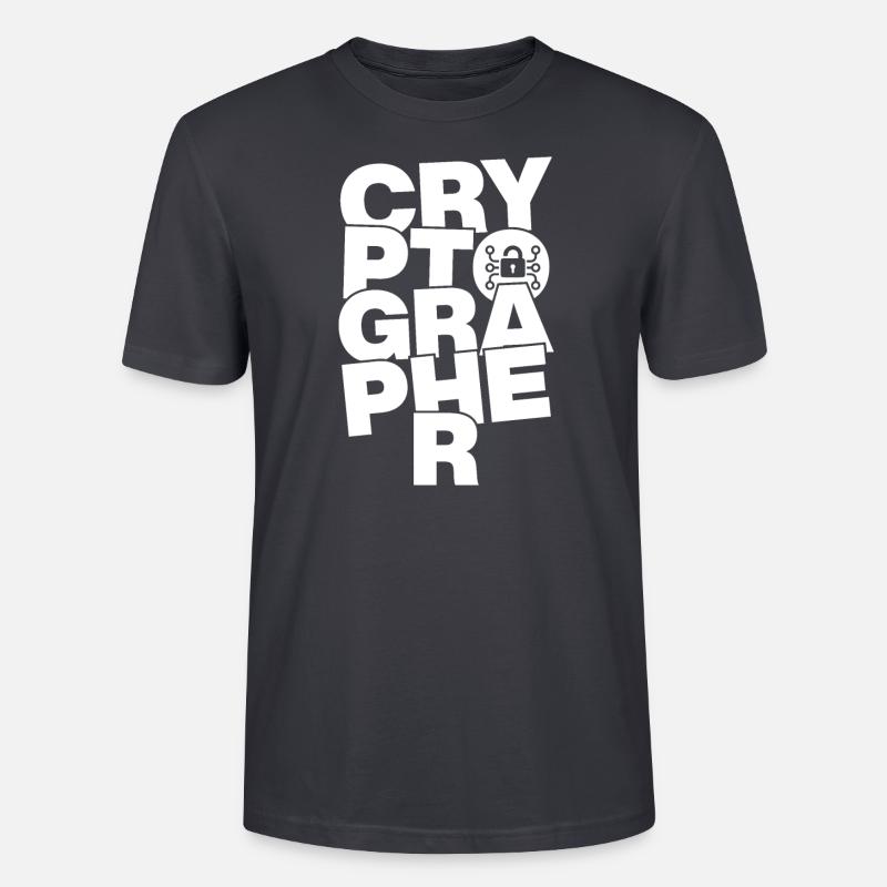 Profession de cryptographie - Cryptographe - T-shirt bio CRAFTER Stanley Stella Unisexe - bleu gris foncé