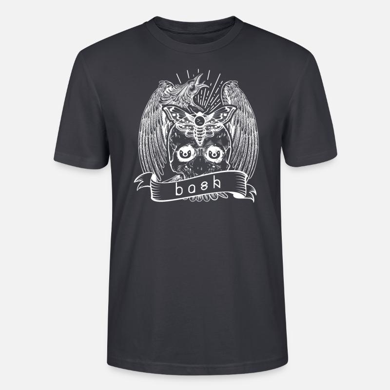 bash shell linux - Stanley/Stella Unisex Bio-T-Shirt CRAFTER - Dunkles Graublau