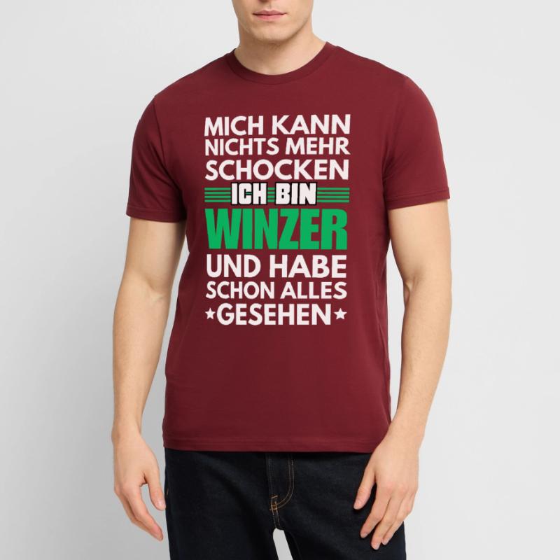 Non-shockable winemaker Stanley/Stella CRAFTER Unisex Organic T-Shirt