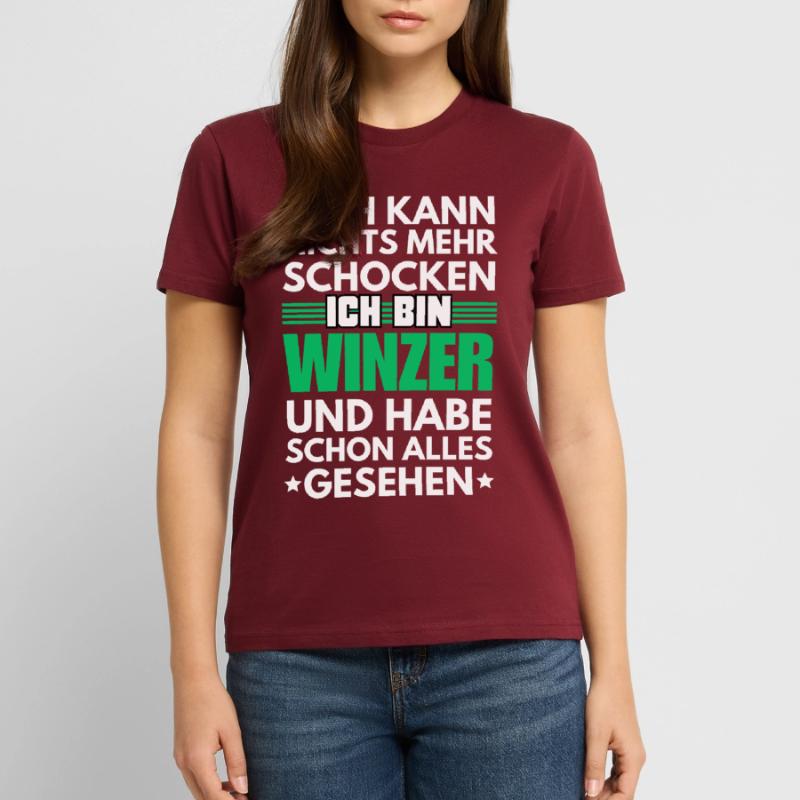 Non-shockable winemaker Stanley/Stella CRAFTER Unisex Organic T-Shirt