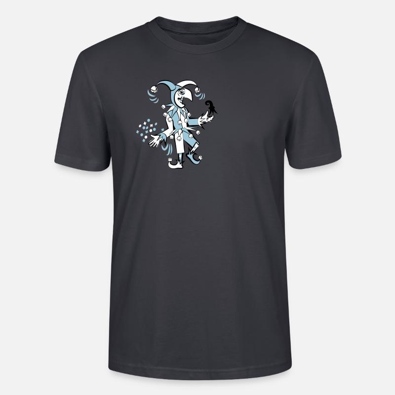 Carnaval de Bâle Ueli - T-shirt bio CRAFTER Stanley Stella Unisexe - bleu gris foncé