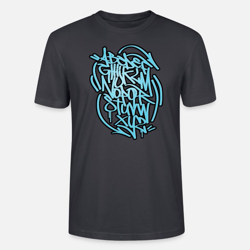 ABC - T-shirt bio CRAFTER Stanley Stella Unisexe - bleu gris foncé