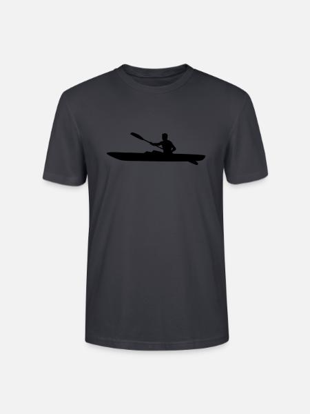 Kayak, kayaker - man - Stanley/Stella Unisex Bio-T-Shirt CRAFTER - Dunkles Graublau