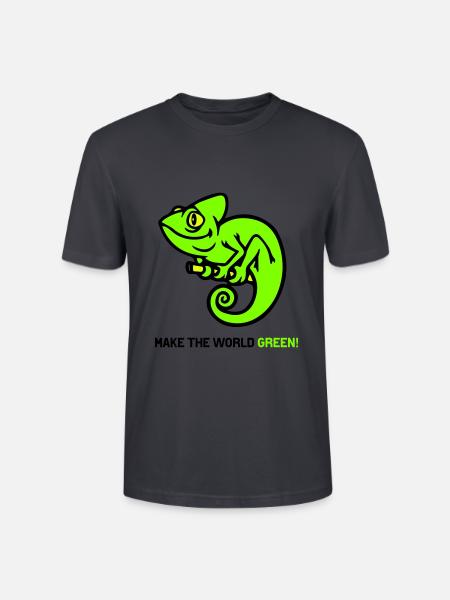 Chamäleon - Stanley/Stella Unisex Bio-T-Shirt CRAFTER - Dunkles Graublau