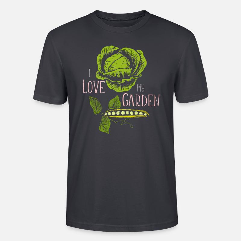 Gemüsegarten - Stanley/Stella Unisex Bio-T-Shirt CRAFTER - Dunkles Graublau