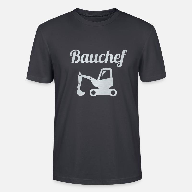 Bauchef - T-shirt bio CRAFTER Stanley Stella Unisexe - bleu gris foncé