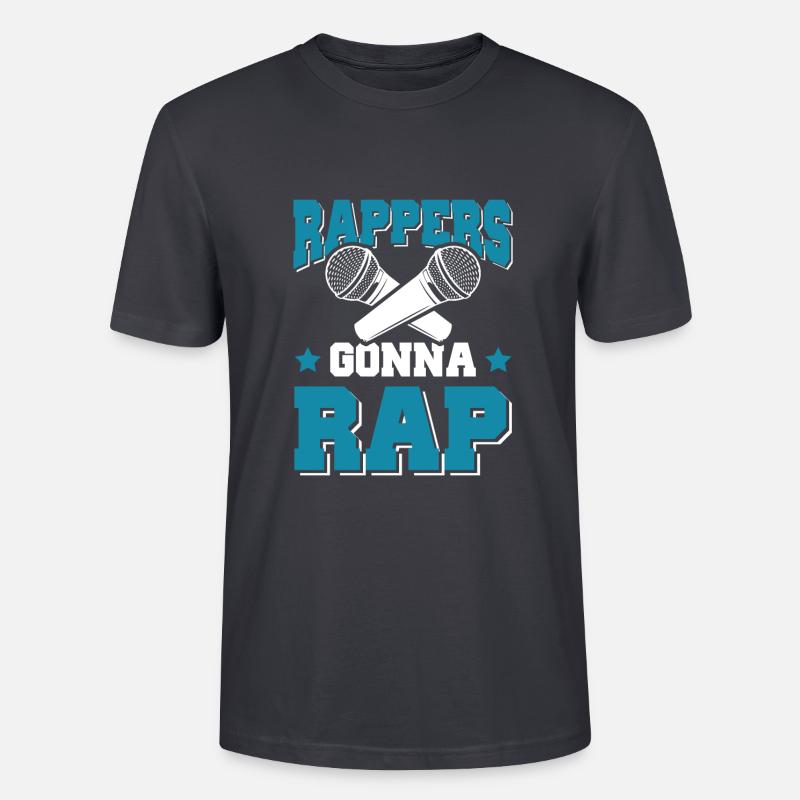 Rappers Rap - Stanley/Stella Unisex Bio-T-Shirt CRAFTER - Dunkles Graublau