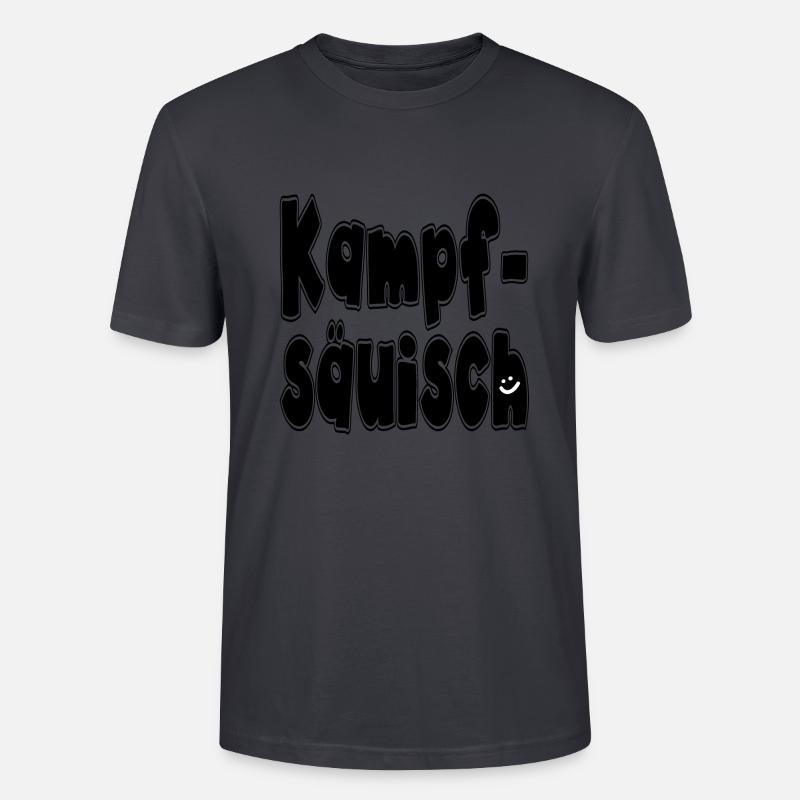 kampfsäuisch - Stanley/Stella Unisex Bio-T-Shirt CRAFTER - Dunkles Graublau