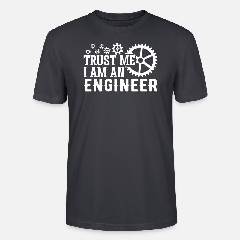 Mechanical Engineer Mechanical Engineer Profession - Stanley/Stella CRAFTER Unisex Organic T-Shirt - India Ink Grey