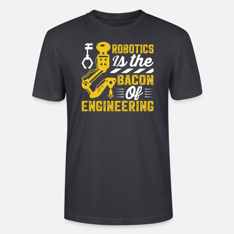 Roboter Programmierer Automatisierungstechniker - Stanley/Stella Unisex Bio-T-Shirt CRAFTER - Dunkles Graublau