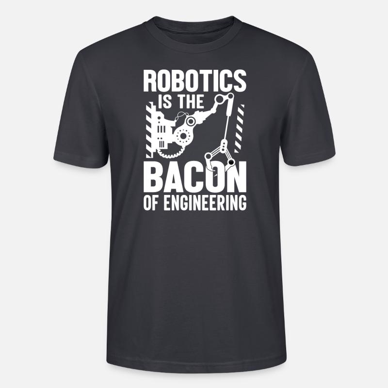 Roboter Programmierer Automatisierungstechniker - Stanley/Stella Unisex Bio-T-Shirt CRAFTER - Dunkles Graublau