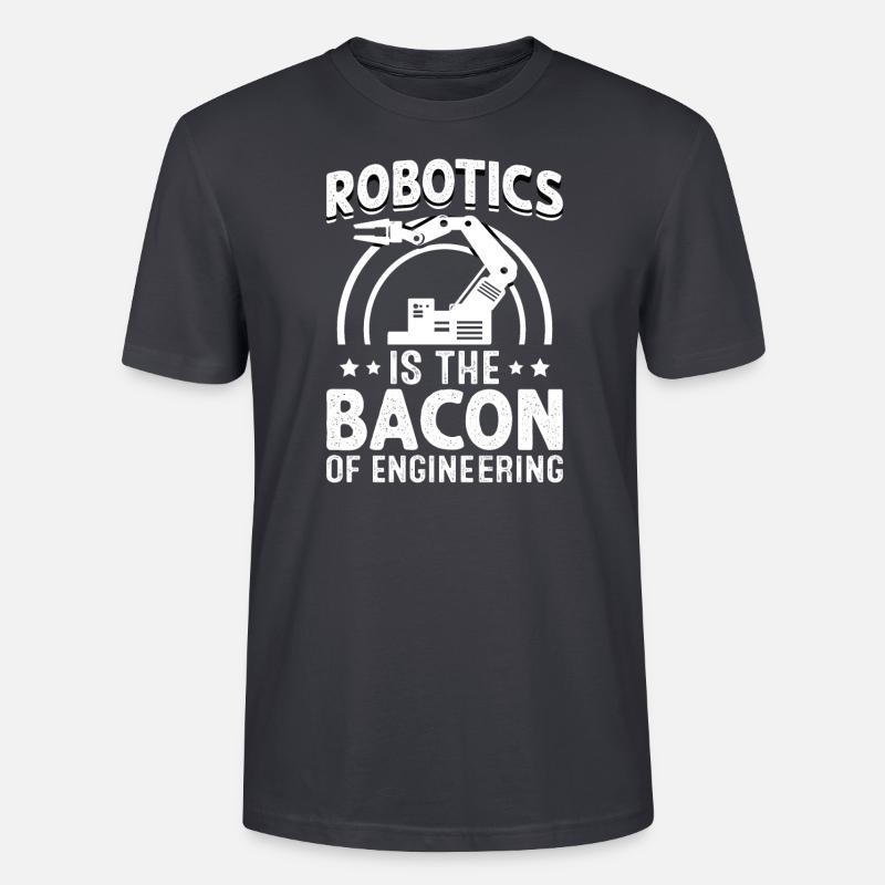 Roboter Programmierer Automatisierungstechniker - Stanley/Stella Unisex Bio-T-Shirt CRAFTER - Dunkles Graublau