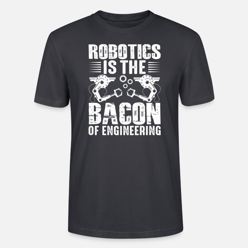 Robot Programmer Automation Technician - Stanley/Stella CRAFTER Unisex Organic T-Shirt - India Ink Grey