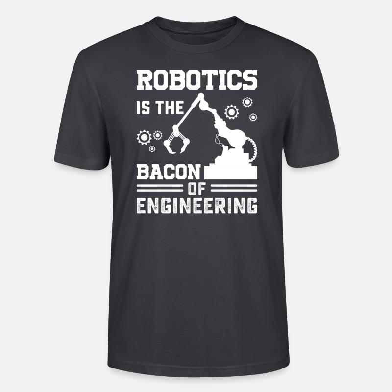 Robot Programmer Automation Technician - Stanley/Stella CRAFTER Unisex Organic T-Shirt - India Ink Grey