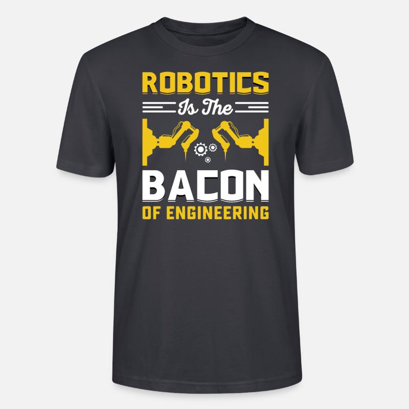 Roboter Programmierer Automatisierungstechniker - Stanley/Stella Unisex Bio-T-Shirt CRAFTER - Dunkles Graublau