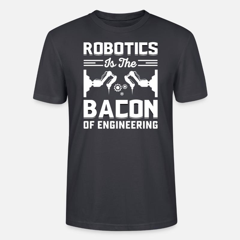 Roboter Programmierer Automatisierungstechniker - Stanley/Stella Unisex Bio-T-Shirt CRAFTER - Dunkles Graublau