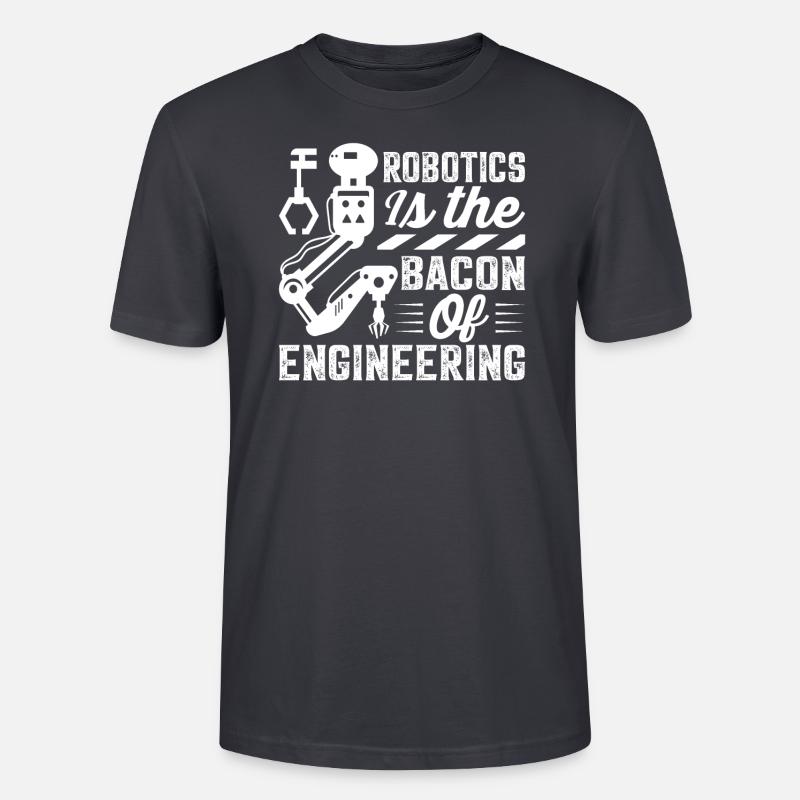 Roboter Programmierer Automatisierungstechniker - Stanley/Stella Unisex Bio-T-Shirt CRAFTER - Dunkles Graublau
