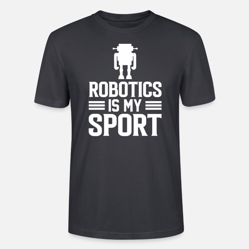 Roboter Programmierer Automatisierungstechniker - Stanley/Stella Unisex Bio-T-Shirt CRAFTER - Dunkles Graublau
